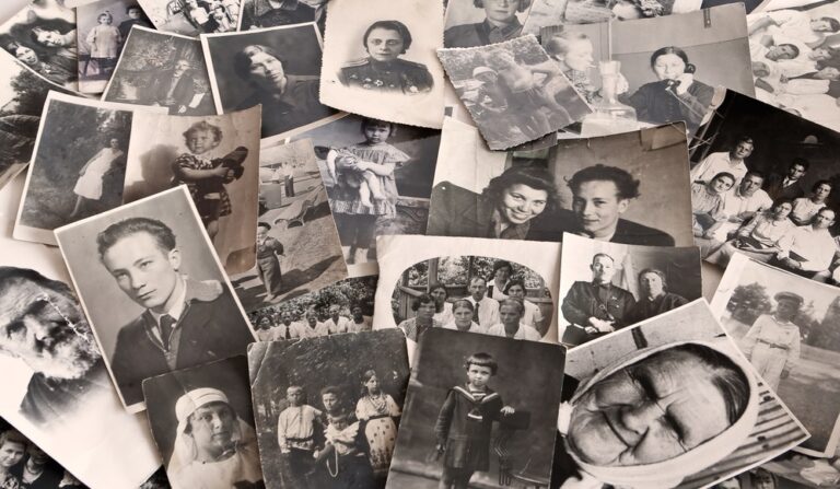 Collection of old balck and white family photos Collection of old balck and white family photos